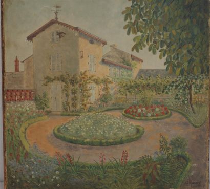 null J. MACARY
Jardin et maison
58 x 58 cm
