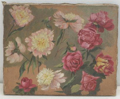 null Etude de fleurs
Huile sur toile
32,5 x 41 cm