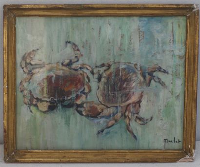 null MACLET
Crabes
Huile sur panneau
24,5 x 31