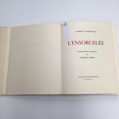 Jules barbey d'Aurevilly L'Ensorcelée. Paris, Les Cent Bibliophiles, 1951 (1952)....