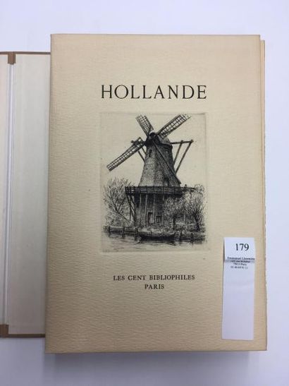 Georges DUHAMEL Hollande. Paris, Les Cent Bibliophiles, 1949. In-4, en feuilles,...