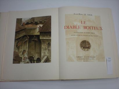 Alain-René LESAGE Le Diable boiteux. Paris, Georges Blaizot, 1945. In-4, en feuilles,...