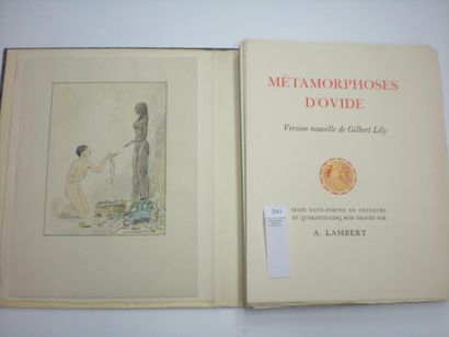 OVIDE Métamorphoses. Paris, Devambez, 1930. In-4, en feuilles, chemise et étui.
Version...