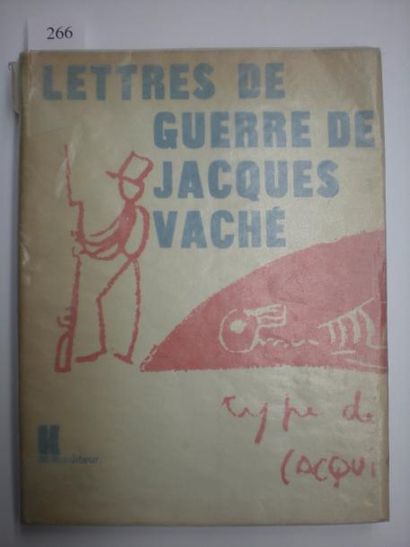 Jacques VACHE Les Lettres de guerre, suivies d'une nouvelle. Paris, K éditeur, 1949....