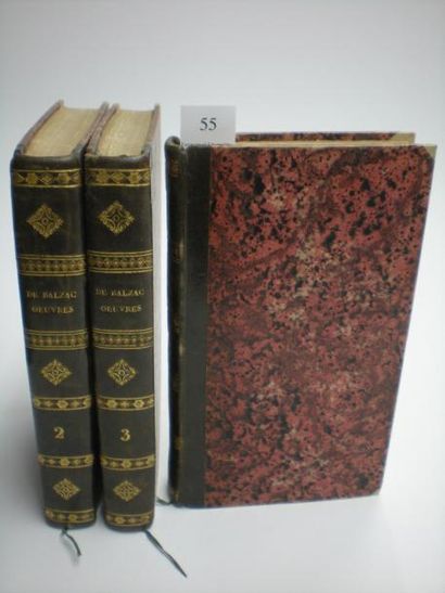 HONORÉ DE BALZAC Romans et contes philosophiques. Paris, Gosselin, 1831. 3 volumes...
