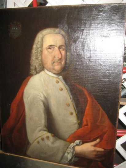 null Portrait d'homme au drapé rouge
huile sur toile
81 x 64,5 cm