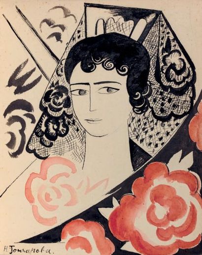 Maria Smvelowna Zetlin (1882-1976) 
Livre d'or de Madame Zetlin comprenant douze...