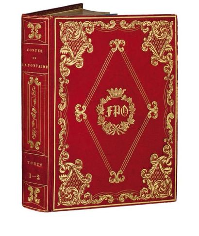 LA FONTAINE. Contes et nouvelles en vers. Paris, Pierre Didot l'aîné, 1795 ; 2 tomes...