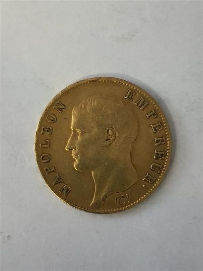 null FRANCE
40 francs or, Empereur Napoléon 1er tête nue, 1806
40 francs or, Empereur...