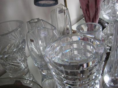null BACCARAT
Ensemble de 7 vases en cristal

