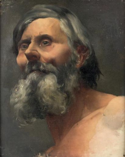 null Portrait d'homme barbu
Huile sur toile, signée au dos.
(Accidents).
40 x 31,5...