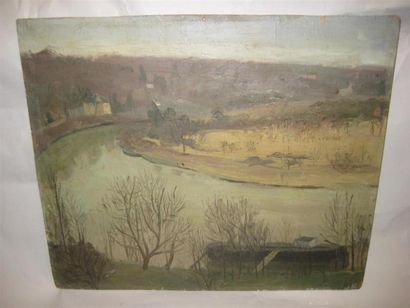 null Jacques THEVENET (1891-1989)
Ferme dans un paysage
Huile sur toile
Signée en...