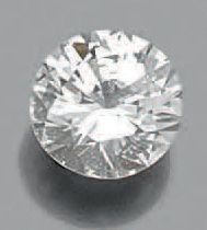 null Diamant sur papier taille brillant pesant 2,6 carats