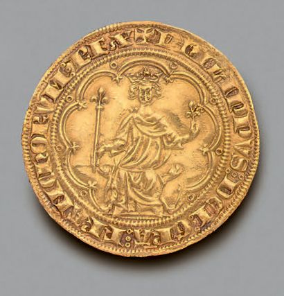 null PHILIPPE IV le Bel (1285-1314), 6,9g
Masse d'or (1re émission; 10 janvier 1296)...