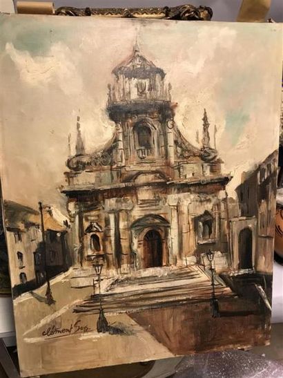 null Clément SEYS
Façade d'église
Huile sur toile
60 x 47 cm