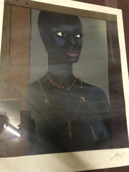 null Felix LABISSE
Femme noire dénudée
Lithographie signée en bas à droite et numérotée...