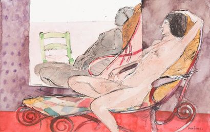 Guy Bardone (1927-2015) «Nus»
Lot de trente-quatre aquarelles sur papier (certaines...
