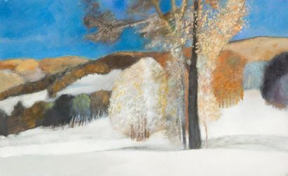 Guy Bardone (1927-2015) «Paysages, portraits, neige»
Lot de trente oeuvres comprenant...