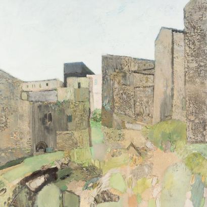René GENIS (1922-2004) «La tour de Palombara»
Huile sur toile.
Signée et titrée au...