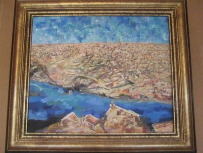 null MALEWSKY
"Ville du midi"
Huile sur toile
45 x 54 cm