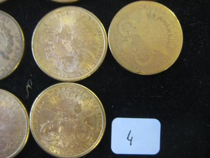 null USA
20 Dollars Liberty, 1873, 1878, 1892, 1895 (2), 1900 (6), 1902 (2), 1903,...