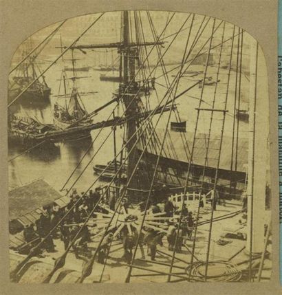 null FURNE & TOURNIER, vue stéréoscopique du " Voyage en Bretagne " N°108, 1857 -...
