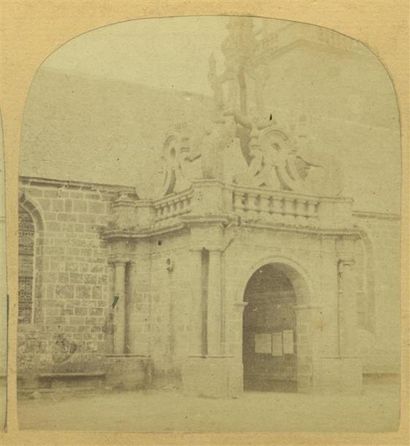 null FURNE & TOURNIER, vue stéréoscopique du " Voyage en Bretagne " N°12, 1857- Carnac...