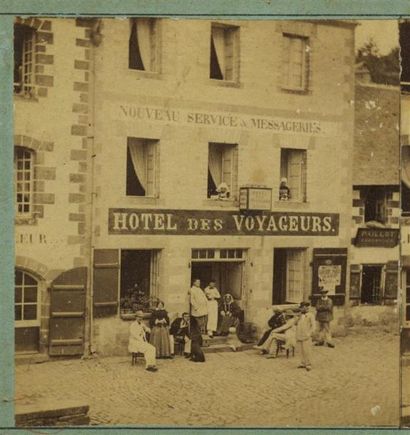 null FURNE & TOURNIER, vue stéréoscopique du " Voyage en Bretagne " N°30, 1857 -...