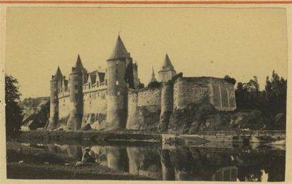 null F. CARLIER. Morbihan, quatre photographies cartes de visite vers 1860/1870 :...
