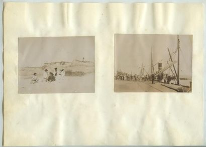 null Photographe non identifié. Plougastel et autres, trois (3) photographies 1890/1900...