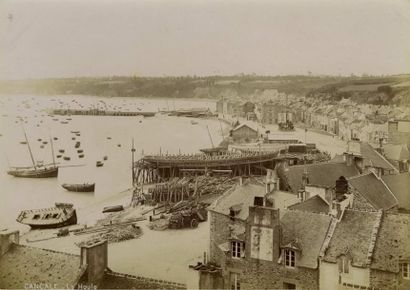 null Photographe non identifié. Cancale, vers 1890. Tirage argentique d'époque, 11,8...