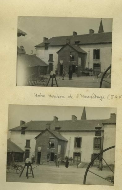  Album de 132 photographies , intitulé " Vacances Bretagne 1926-1927 ". Tirages argentiques...