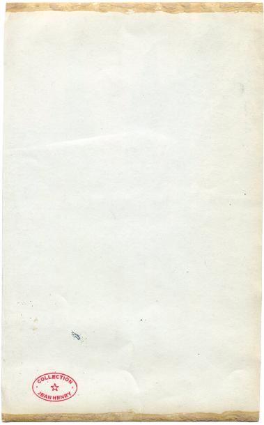 null 992 - Quimper, vers 1930. Tirage argentique d'époque 23,8 x 14,6 cm. Au dos,...