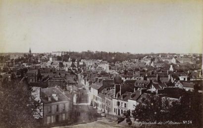 null Photographe non identifié. Saint-Brieuc, vers 1880. Tirage albuminé d'époque,...