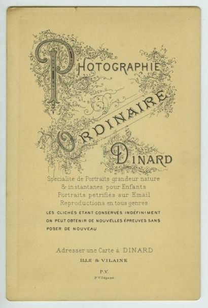 null ORDINAIRE. Pont de Lessard, vers 1880. Tirage albuminé d'époque, 9,3 x 14,8...