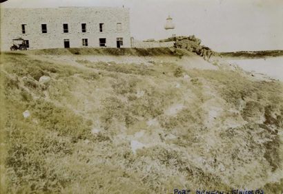 null Photographe non identifié. Port Manec'h, 1903. Tirage argentique d'époque, 12,3...