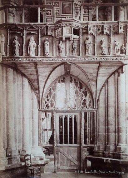 null MIEUSEMENT (1840-1905). Lamballe, les orgues de l'église Collégiale de Notre-Dame,...