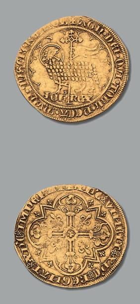 null JEAN II, le Bon (1350-1364)
Mouton d'or. D. 291. TB à TTB.