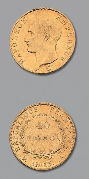 PREMIER EMPIRE (1804-1814) 40 francs or....