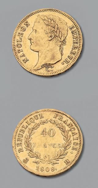 PREMIER EMPIRE (1804-1814) 40 francs or....