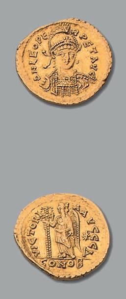 LÉON (457-473) Solidus. Constantinople. 4,26...