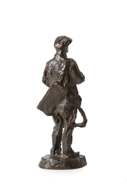 Jules DALOU (1838-1902) Le badigeonneur
Épreuve en bronze à patine brune nuancé.
Signée...