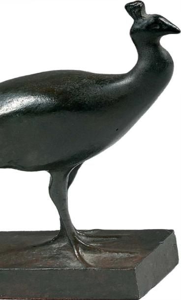 François POMPON (1855-1933) Paon
Épreuve ancienne en bronze à patine brun vert.
Signée...