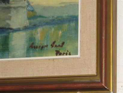 null NON VENU "Pont de Paris"
Huile sur toile signée en bas à droite
37 x 53 cm