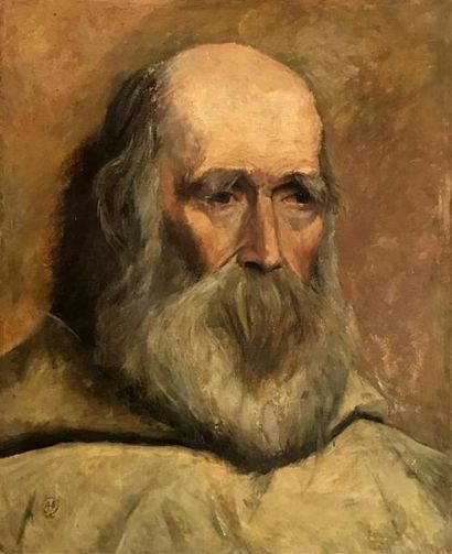 null Ecole XIXème
Portrait d'homme barbu
Huile sur toile, 1896
41x33cm