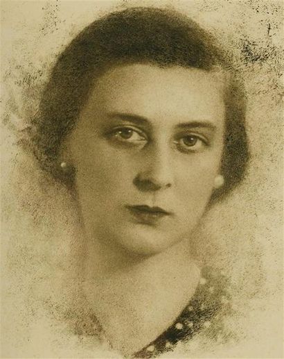 null Emile MARCOVITCH (1894-1981). Portrait de Marina, princesse de Grèce (1906-1968),...