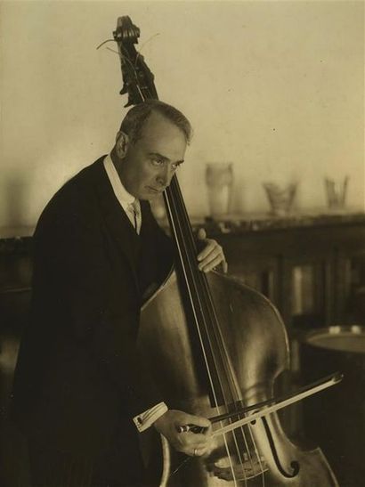 null Emile MARCOVITCH (1894-1981). Le musicien Serge Koussevitzky (1874-1951), vers...