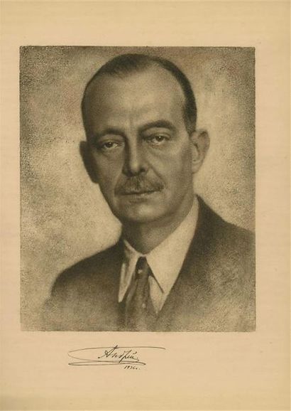 null Emile MARCOVITCH (1894-1981). Portrait du Grand Duc Andreï Vladimirovitch (1879-1956),...