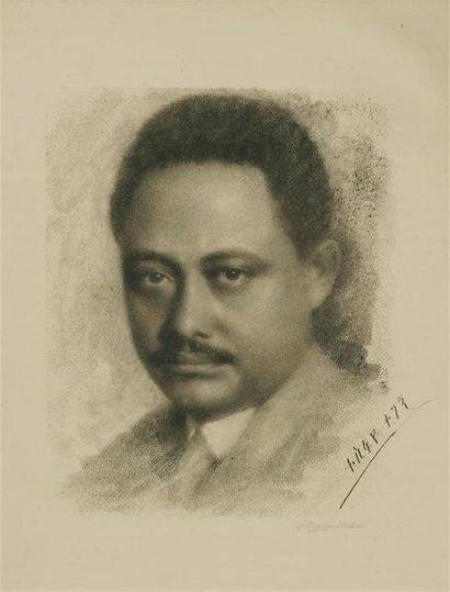 null Emile MARCOVITCH (1894-1981). Portrait d'un homme, ministre « d'Abyssinie »,...