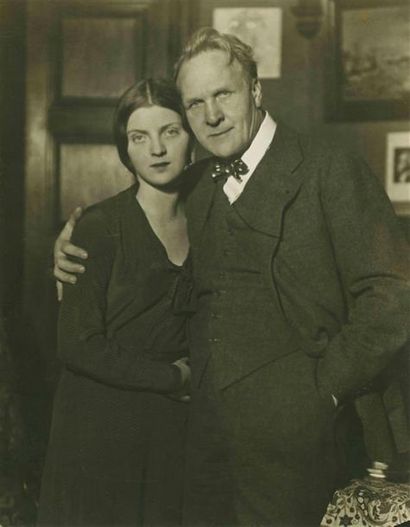 null Emile MARCOVITCH (1894-1981). Feodor Chaliapine (1873-1938) et sa fille, 1933....